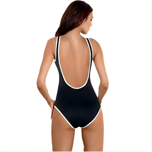 Traje de Baño de Una Pieza para <span class=keywords><strong>Mujer</strong></span>, Corte Ergonómico 3D, Doble Capa Anti-Exposición, Almohadillas Extraíbles, Secado Rápido, Transpirable, Nailon Resistente - Product Image 3