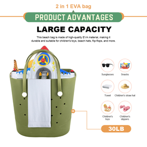 Sac fourre-tout léger et lavable en EVA Everich pour adultes, idéal pour les voyages et le camping, élégant sac de plage <span class=keywords><strong>d</strong></span>'été - Product Image 4
