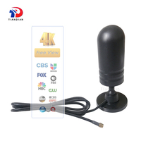 Antena magnética Digital de HDTV para interiores, dispositivo de alta calidad para DVB-T, DVB-T2, VHF, UHF, TV, HDTV