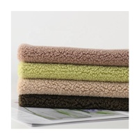 Tissu polaire microfibre 100 % polyester, peluche simple face, vente en gros, idéal pour les vêtements d'automne et d'hiver