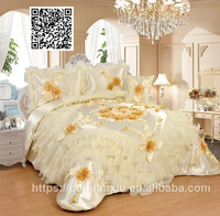 Usine de literie vend des ensembles de literie de style moyen-oriental pour mariage, taille king et queen, couvre-lit ajusté pour l'hiver, drap de lit chaud