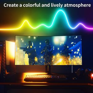 Diodo Emisor de Luz RGB de 24V Multicolor Personalizado con Cuerda de Luz LED Flexible con Cuerpo de PVC IP67 - Product Image 3