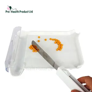 Pill Dispensing Counting Tray Pill Counter With Stainless Steel Spatula