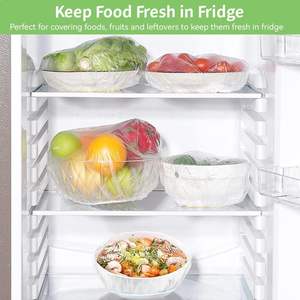 Couverture alimentaire jetable film plastique élastique film alimentaire couverture cuisine sacs de rangement PE populaire rond flexible bols de cuisine - Product Image 2