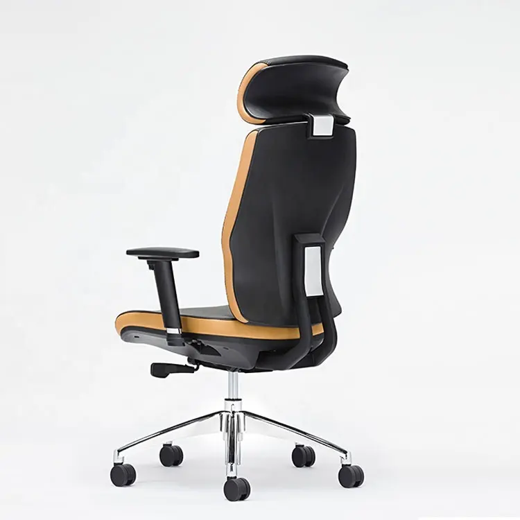 Роскошное офисное вращающееся кресло Cheemay из искусственной кожи для руководителя