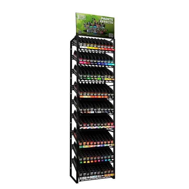Metal Aerosol Spray Paint Can Display Rack - Durable & Customizable