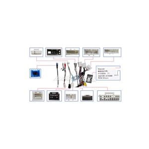 Pemutar Multimedia radio mobil 2 Din Android, Aksesori Universal kabel colokan konektor adaptor kawat untuk 16 NAVARA ujung rendah - Product Image 1