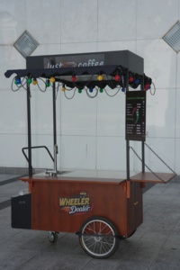 Portable Café Main Poussoir Chariot Vendeur De Rue Livraison De Nourriture Vélo À 3 Roues avec Réservoir D'eau - Product Image 3
