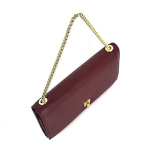 Pochette pour femme élégante et tendance de luxe en gros, avec un design unique, portefeuille à chaîne pour femme en cuir végétalien pur - Product Image 3