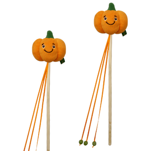 モダンスタイルシミュレートされたサウンドワンドおもちゃスイカとブナウッドスティック猫おもちゃGRSリサイクルポリエステル繊維付き - Product Image 4