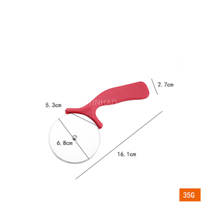 Vendita calda accessori per Pizza in acciaio inox affettatrice per gli amanti della Pizza in plastica ruota tagliapizza - Product Image 2