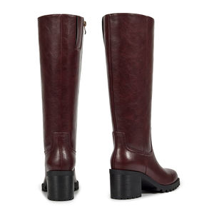 WETKISS Vente en <span class=keywords><strong>gros</strong></span> OEM <span class=keywords><strong>Bottes</strong></span> au genou à mollet épais Talon carré <span class=keywords><strong>Bottes</strong></span> Box pour femmes Chaussures Western <span class=keywords><strong>Bottes</strong></span> d'équitation à hauteur du genou - Product Image 4