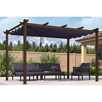 Offre Spéciale auvent de pergola extérieur motorisé étanche télécommande tailles personnalisables couleurs design moderne mobilier d'extérieur