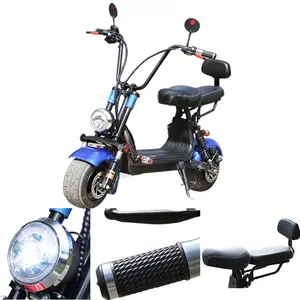 PILEYK 스쿠터 전기 오토바이 800W, 고성능 Citycoco 팻 타이어 자체 균형 전기 스쿠터