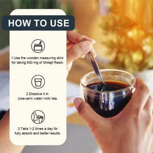 Crema di <span class=keywords><strong>Shilajit</strong></span> Himalayano Organico, Resina di <span class=keywords><strong>Shilajit</strong></span> Pura ad Alta Potenza, Integratore Energetico Naturale a Base di Erbe - Product Image 5