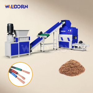 Automatic Dry Type Scrap <b>Cable</b> Granulator Machine with Motor for High Productivity Copper & Aluminum Recycling - Product Image 1