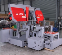 Scie à ruban horizontale automatique CNC pour la découpe des métaux avec composants centraux à engrenages de tension mécanique, moteur 2,0 kW, garantie 1 an