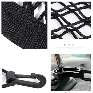 Organisateur de <span class=keywords><strong>voiture</strong></span> portable avec <span class=keywords><strong>filet</strong></span> de rangement en maille, barrière réglable durable pour animaux de compagnie, accessoire barrière pour <span class=keywords><strong>chien</strong></span> entre les sièges des voitures - Product Image 3