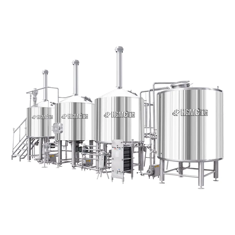 Recipiente de calefacción de vapor de acero inoxidable, equipo avanzado de elaboración de cerveza para cervecería comercial, 1000L, 20HL, 30BBL, 3/4