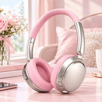 Casque sans fil supra-auriculaire pour femmes, fabrication directe d'usine, casque personnalisé, casque stéréo, fabricant OEM ODM