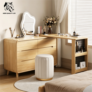 Cómoda de madera con cajones, diseño nuevo, muebles de dormitorio, precio bajo, personalizable, gran stock listo para enviar, de fábrica en China. - Product Image 2