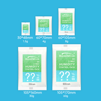 Pack de 2 voies de contrôle de l'humidité 8g, Agent auxiliaire chimique, carte déshydratant en Fiber de plantes naturelles, carte de Type 2 ans 62%