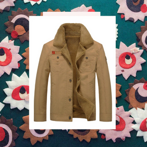 Veste d'hiver décontractée pour homme, grande taille, rembourrage matelassé, écologique, imperméable, coupe-vent, veste d'extérieur, tissu en toile, logo sur le devant - Product Image 2