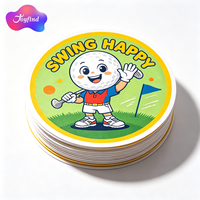 Pegatinas de Golf Personalizadas de PVC para Uso en Exteriores, Pegatinas Troqueladas Resistentes a los Rayos UV, Duraderas e Impermeables para Promociones de Clubes