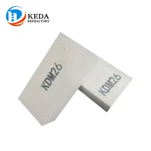 JM23 26lightweight Refractory Insulation Brick KEDA Mullite Insulating Brick / 26 / 28 / 30 Mullite Insulation Firebrick