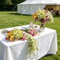Künstliche 7-Zweige Jasmin-Orangen-Kerzenstange für Hochzeiten, Abschlussfeiern, luxuriöse Heim- und Outdoor-Dekoration, vielseitig einsetzbar