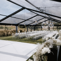 TENTCHO Fabricant de tentes en verre de luxe, grande tente de réception extérieure, tente de mariage, tente de fête pour 500 personnes pour les événements