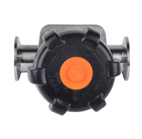 Válvula Sanitaria Manual de Diafragma de Acero Inoxidable 304 316L OEM de Alta Pulverización e Higiene con Abrazadera Tri-Clamp para Alimentos, Bebidas y Lácteos