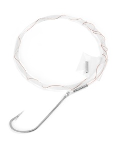 Ballyhoo Rig avec fil souple et leader mono <span class=keywords><strong>ou</strong></span> fluorocarbone <span class=keywords><strong>de</strong></span> 12 pieds pour la pêche à la traîne en mer - Product Image 1