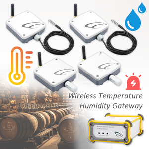 Wine Preservation Environment Monitoring System RF <b>Wireless</b> Data Transmit <b>Sensor</b> Kit For Constant <b>Temperature</b> Wine Cellar - Product Image 1