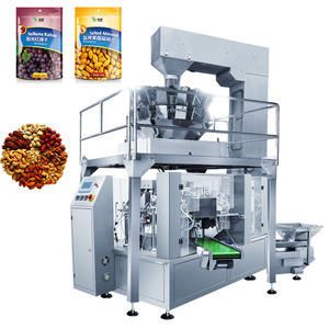 Automatic Peanut Dry Nuts Packaging Machine Multifunctional Automatic Powder Stand up Filling Machine for <b>Packing</b> <b>Wheat</b> Gr - Product Image 1
