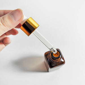 Flacons <span class=keywords><strong>en</strong></span> verre ambré européens 10 ml 100 ml avec <span class=keywords><strong>pipette</strong></span> compte-gouttes plate incluse, aspect délicat, sérigraphie, prix bas, cosmétique - Product Image 5