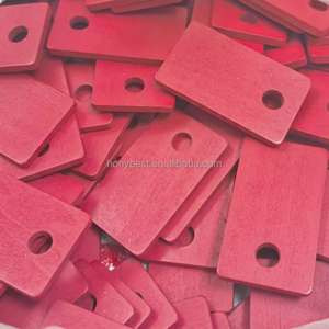 Pendentifs <span class=keywords><strong>en</strong></span> <span class=keywords><strong>bois</strong></span> de couleur rouge pour la décoration d'arbre de Noël, étiquettes de cadeau de bricolage <span class=keywords><strong>en</strong></span> contreplaqué, étiquettes de numéro <span class=keywords><strong>en</strong></span> <span class=keywords><strong>bois</strong></span> avec trous - Product Image 6