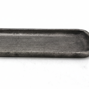 Bandeja de metal rectangular de aluminio antiguo de níquel en bruto bandejas de servicio de metal antiguo bandeja de hierro forjado bandeja de servicio de espejo - Product Image 1