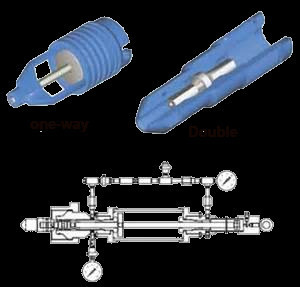 API 6A đặc biệt thực hiện ngắn thang cuốn ren dual-cách trở lại van áp lực - Product Image 2