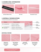 Emballage d'expédition pour vêtements de marque de mode, personnalisé, écologique, biodégradable, durable, imperméable, pour sacs et colis.