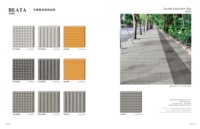 Dalles Tactiles Conformes ADA Dômes Coupés pour Pavage Intérieur Allées de Centres Commerciaux Passages de Sécurité Aéroportuaires Surface Mate Personnalisée