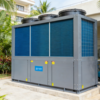 Pompe à chaleur écologique 320KW au réfrigérant R-32, 380V, plage de température de fonctionnement de -30 à 45°C, garantie 1 an pour les grands bâtiments publics