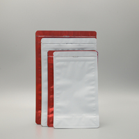 Sachet de café personnalisé imprimé, qualité alimentaire, haute barrière, en aluminium, fond plat, fermeture éclair facile à ouvrir avec valve de dégazage