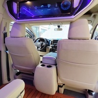 DJZG Accessoires de voiture modifiés personnalisés de haute qualité Boîte de console de voiture Accoudoir Boîte de rangement de console pour Toyota Hiace