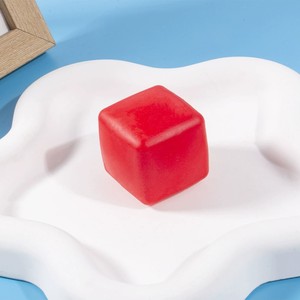 CHENXI Hot Sale Slow Rising Stress Cube Toy Maltose <b>Squeeze</b> Toy Sensory Emotional Stress Relief TPR Toy - Product Image 5