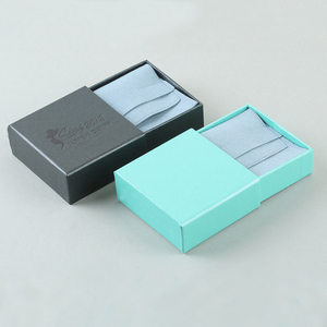 กล่องใส่เครื่องประดับแบบลิ้นชักทำจากกระดาษแข็งแบบกำหนดเอง พร้อมถุงไมโครไฟเบอร์สำหรับใส่ต่างหู สร้อยคอ กล่องเครื่องประดับแบบเลื่อนรักษ์โลกพร้อมถุงกำมะหยี่ - Product Image 6