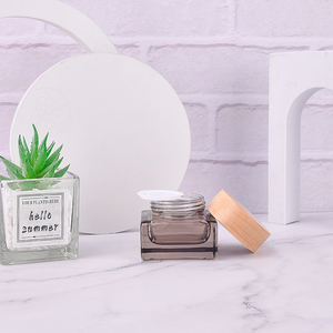 Venta al por mayor claro esmerilado cosmético cuidado de la piel crema tarro desmaquillante <span class=keywords><strong>agua</strong></span> <span class=keywords><strong>micelar</strong></span> esencia cuerpo cara suero botella de vidrio conjuntos - Product Image 5