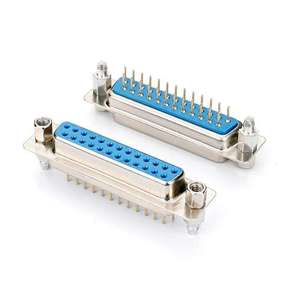 ขั้วต่อ D-SUB 25 พิน DB25 ตัวเมีย คุณภาพสูง แบบ 180 องศา สำหรับ PCB ชนิด V/T พร้อม 4-40 #   ถั่ว - Product Image 1