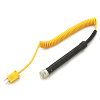 Sonde de type K, capteur de température à contact portatif, thermocouple de surface avec câble, de -50 à 500°C, thermostat numérique