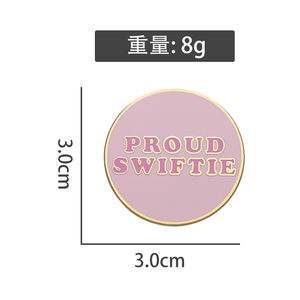 بروش هدية وسفاتي المينا الفخور أزرار دبوس وردي سريع مروحة اكسسوارات - Product Image 6